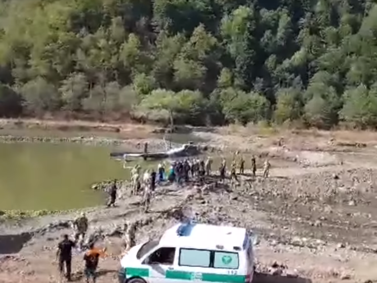﻿У Грузії впав вертоліт, який брав участь у гасінні пожежі в Боржомі