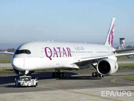 Авиакомпания Qatar Airways сегодня совершит свой первый рейс из Украины