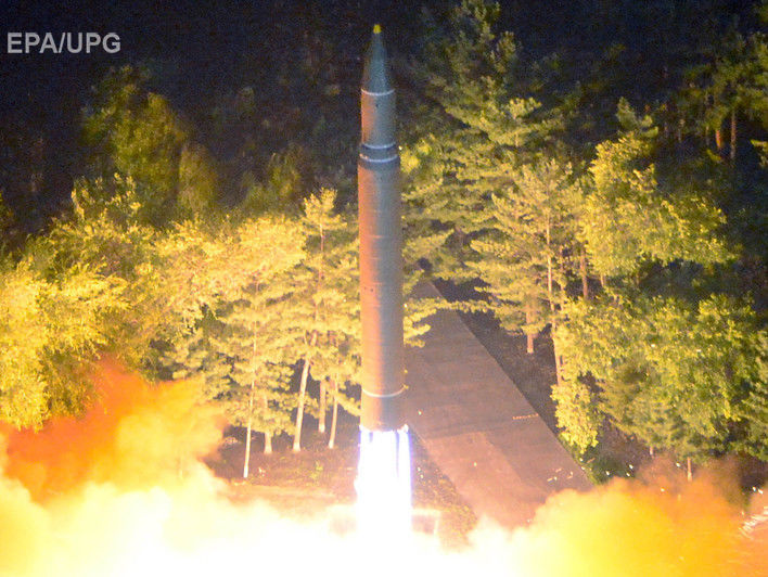 ﻿КНДР запустила ракету в бік Японії