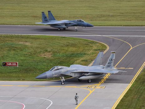 Перед военными учениями в Беларуси в Литву прибыли истребители США