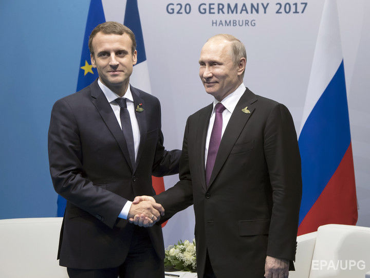 ﻿Франція не дозволить, щоб Путіну все зійшло з рук – Макрон