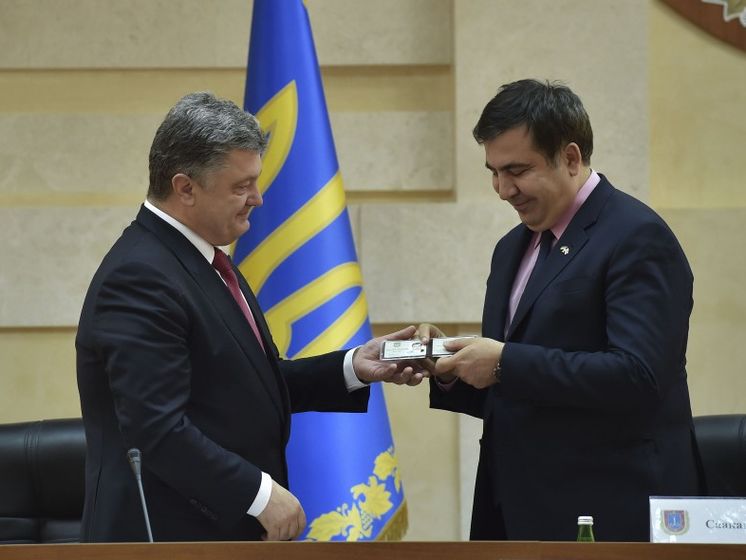Порошенко: Вопросом возможного возвращения Саакашвили в Украину должны заниматься МВД, миграционная и пограничная службы