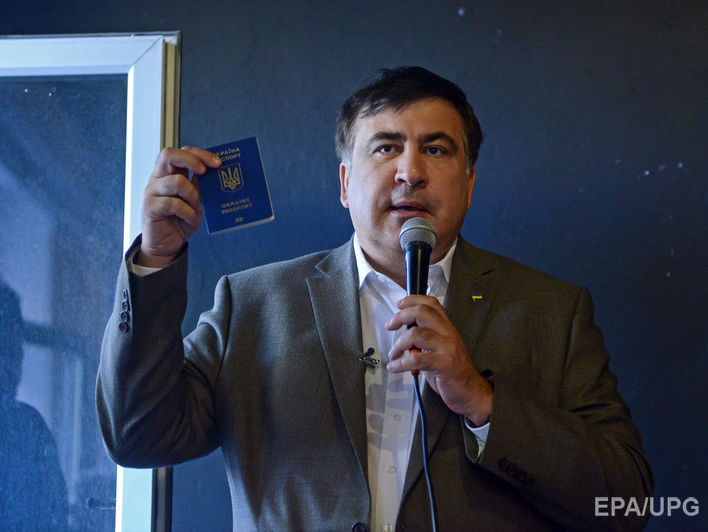 Саакашвили: Была бы возможность, Порошенко бы, как раньше в СССР, ввел в действие план "Граница на замке"
