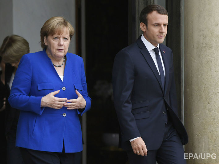 Меркель и Макрон выступили за ужесточение санкций против КНДР