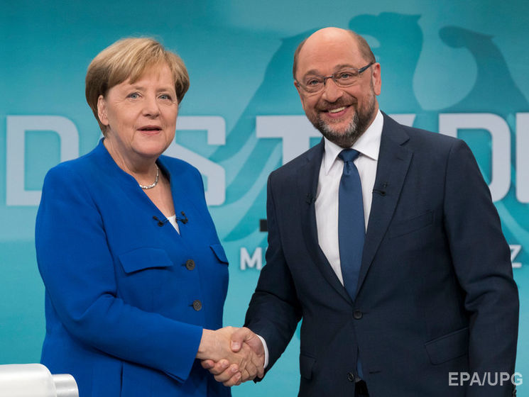 Меркель обошла Шульца в решающих теледебатах
