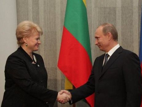 Грибаускайте: С самой первой встречи с Путиным я получила список требований