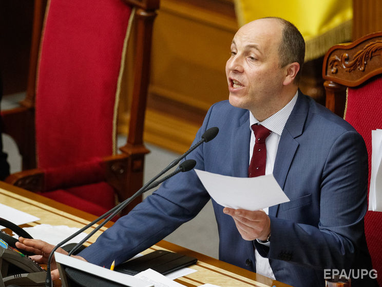 ﻿Парубій: Законопроект про реінтеграцію Донбасу поки не може бути включено до порядку денного Верховної Ради