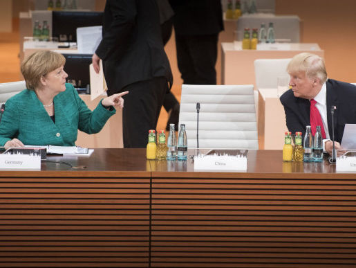 Меркель и Трамп выступают за усиление санкций в отношении КНДР