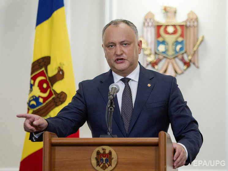 ﻿Додон заборонив молдовським військовим брати участь у міжнародних навчаннях в Україні