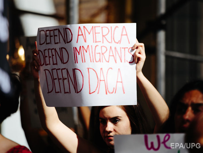 ﻿У Нью-Йорку затримали 34 протестувальників проти скасування програми захисту іммігрантів, що в'їхали до країни неповнолітніми