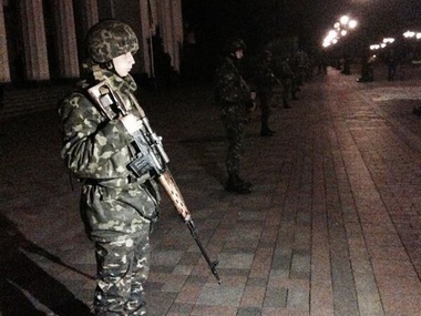 В ночь на 1 мая в Киеве прошли военные учения