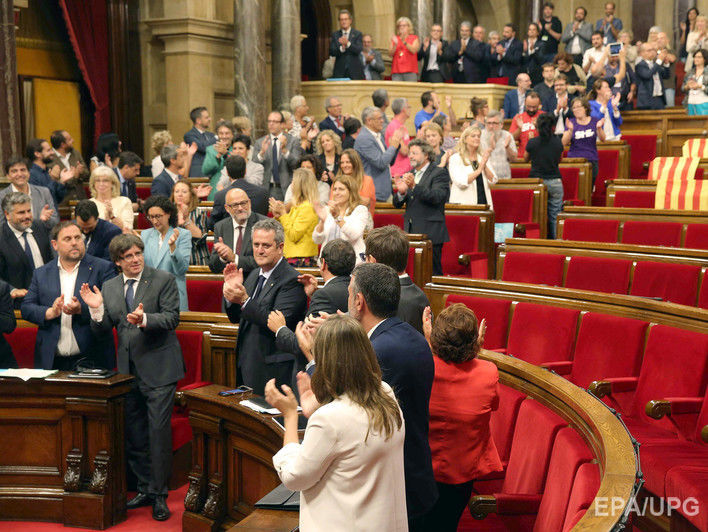 ﻿У Каталонії ухвалили закон про новий референдум про незалежність
