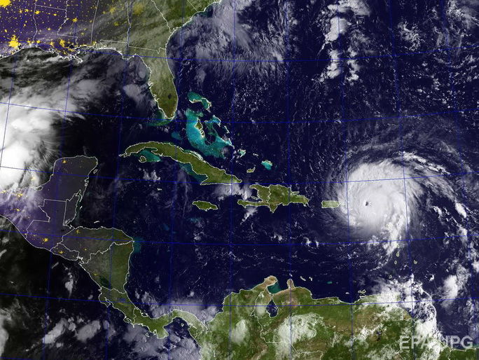 Ураган "Ірма" зняли з МКС. Відео