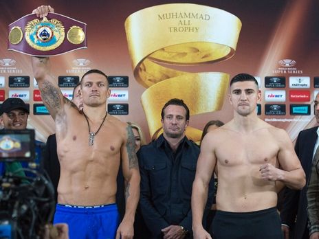 Усик досрочно победил Хука