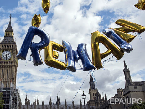В Лондоне тысячи людей протестовали против Brexit. Фоторепортаж