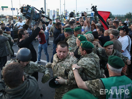 МВД установило личности шести вероятных организаторов беспорядков в пункте пропуска 