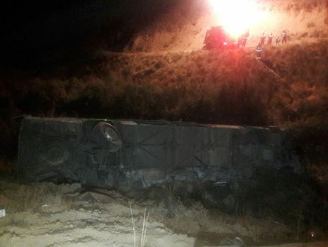 В Иране пассажирский автобус упал в ущелье, 11 погибших