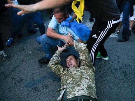 Шкиряк: Саакашвили банально подставил своих сторонников. Большинство провокаторов на границе были проплачены