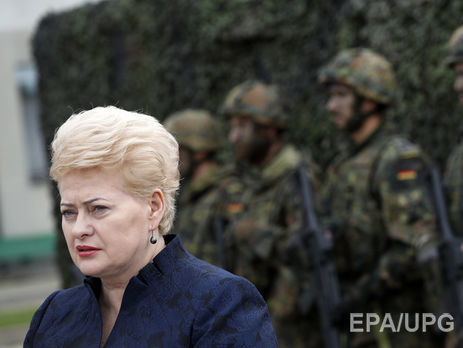 Грибаускайте считает, что учения 