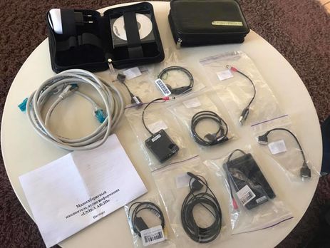 ﻿Прес-секретар Саакашвілі продемонструвала техніку, яку СБУ, за її словами, 