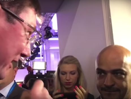 Луценко и Найем поссорились в кулуарах YES из-за Саакашвили. Видео