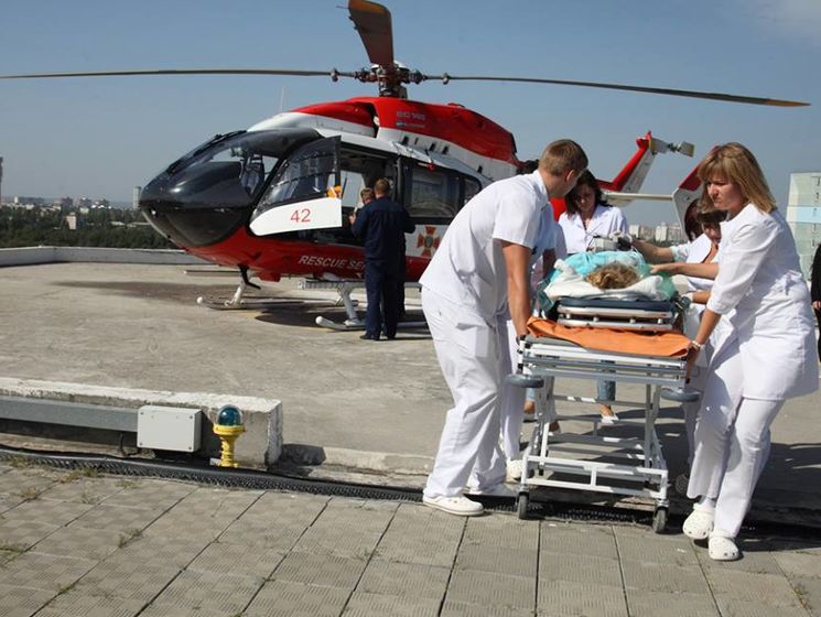 ﻿На дах Інституту серця вперше за 10 років сів вертоліт із пацієнткою