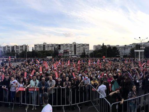 ﻿У Навального повідомили, що зібрали "найбільший мітинг в історії" Омська