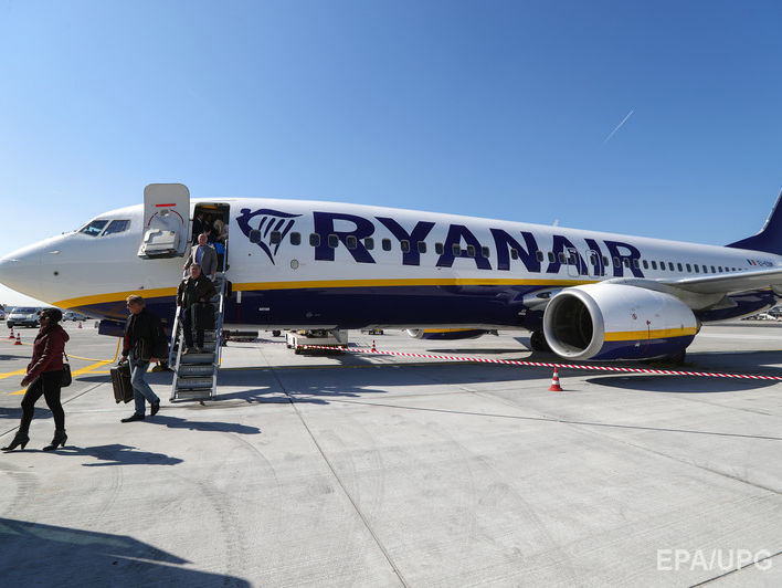 ﻿Ryanair скасував десятки рейсів до листопада заради відпустки своїх працівників