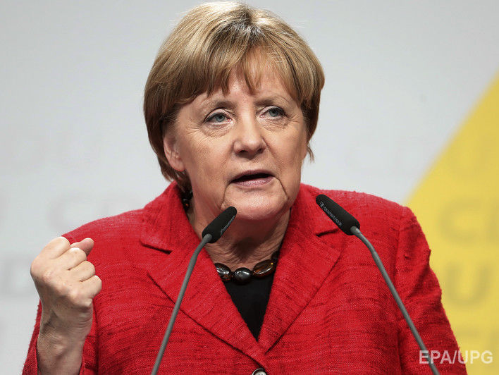 ﻿Меркель виступила проти воєнного розв'язання проблеми КНДР
