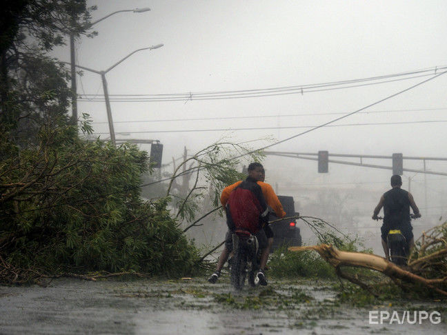 ﻿Ураган "Марія" може на кілька місяців позбавити жителів Пуерто-Рико електрики