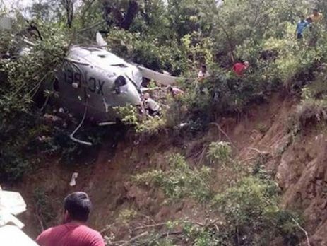 В Мексике разбился вертолет с гуманитарной помощью для пострадавших в результате землетрясения