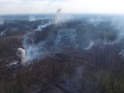 Журналисты показали территорию возле складов Калиновки с высоты птичьего полета. Видео