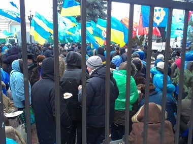 Митинг ПР: Евромайдан – это звериный оскал современного неонацизма и фашизма