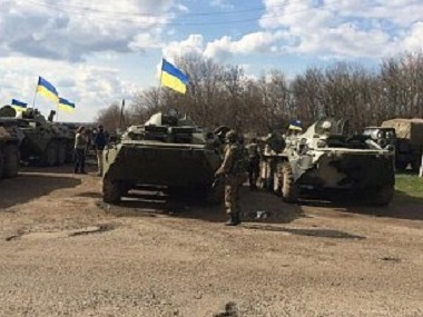Украинские военные ликвидировали еще один блокпост экстремистов в Донецкой области