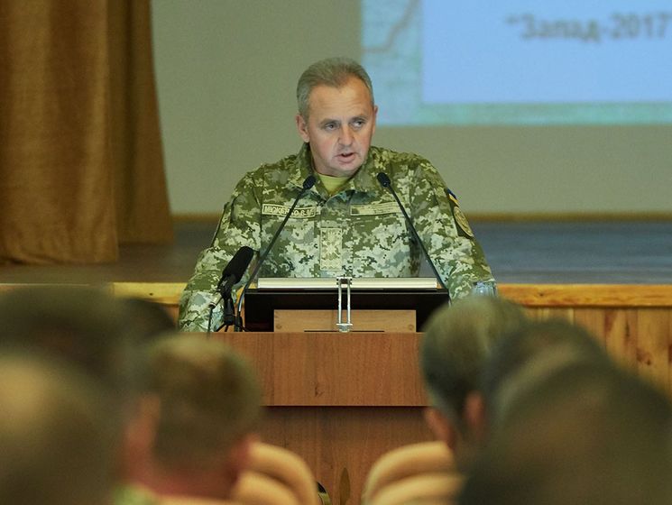 ﻿Муженко заявив, що вибухи на військових арсеналах ЗСУ мають ознаки диверсій