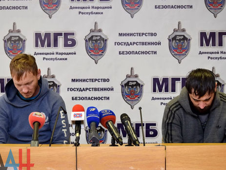 Задержанные в Донецке за покушение на 