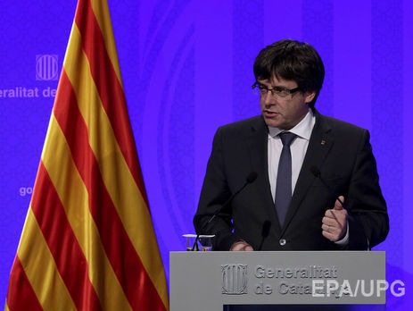 Пучдемон заявил, что Каталония провозгласит независимость в ближайшие дни
