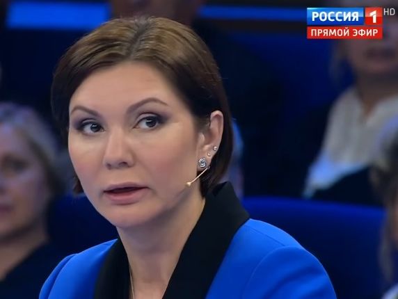 ﻿Екс-регіоналка Бондаренко в ефірі "Россия 1" заявила про "прагнення" української влади до "масових убивств" на Донбасі. Відео