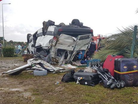 В Турции перевернулся автобус с туристами из Германии, есть погибшие