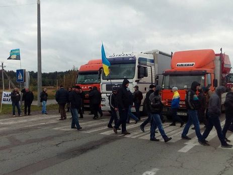 ﻿Шахтарі заблокували рух на пункті пропуску 