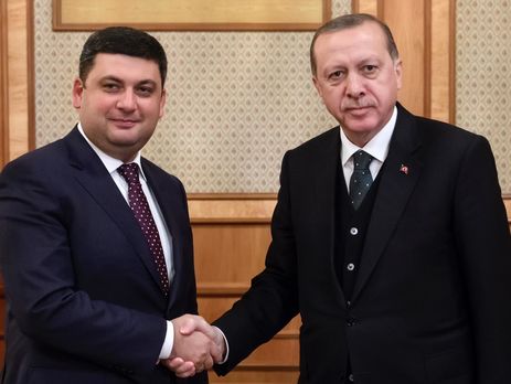 ﻿Гройсман: Київ та Анкара готові активізувати роботу щодо завершення підготовки Угоди про зону вільної торгівлі