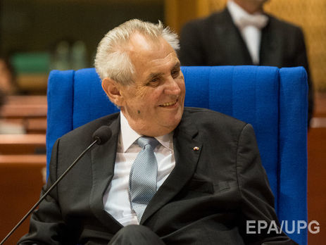 Земан в ПАСЕ выразил личную точку зрения по Крыму – посольство Чехии