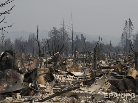 В Калифорнии ввели режим стихийного бедствия из-за пожаров