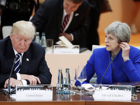 Мэй призвала Трампа не выходить из 