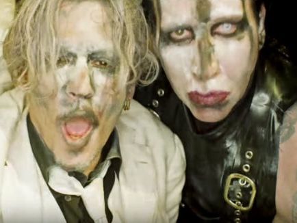 Say 10. Депп снялся в клипе Мерилина Мэнсона. Видео