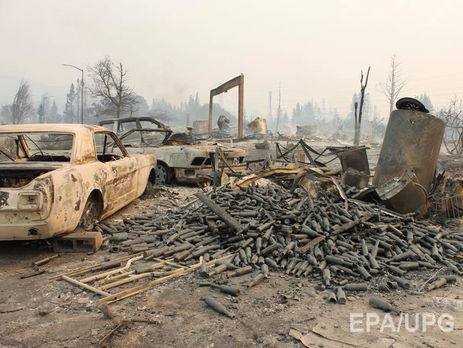 В Калифорнии число жертв лесных пожаров возросло до 23, сотни людей считаются пропавшими без вести