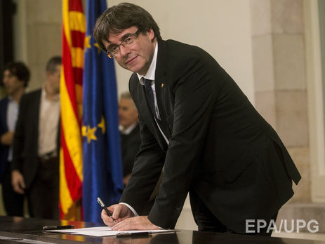 Пучдемон по истечении срока ультиматума Мадрида не сказал, объявила ли Каталония о независимости