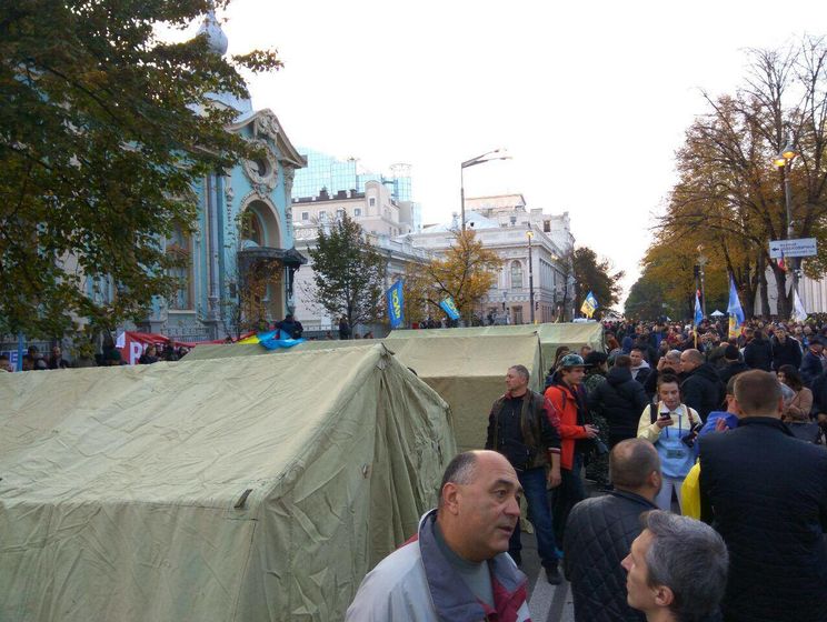 Князев заверил, что правоохранители не будут сносить палаточный городок в центре Киева