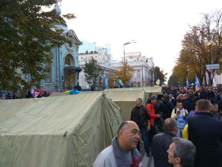 Палаточный городок на волге