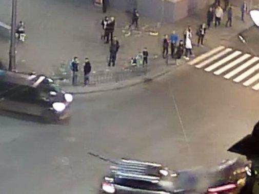 Опубликовали запись момента столкновения Lexus и Volkswagen в Харькове. Видео